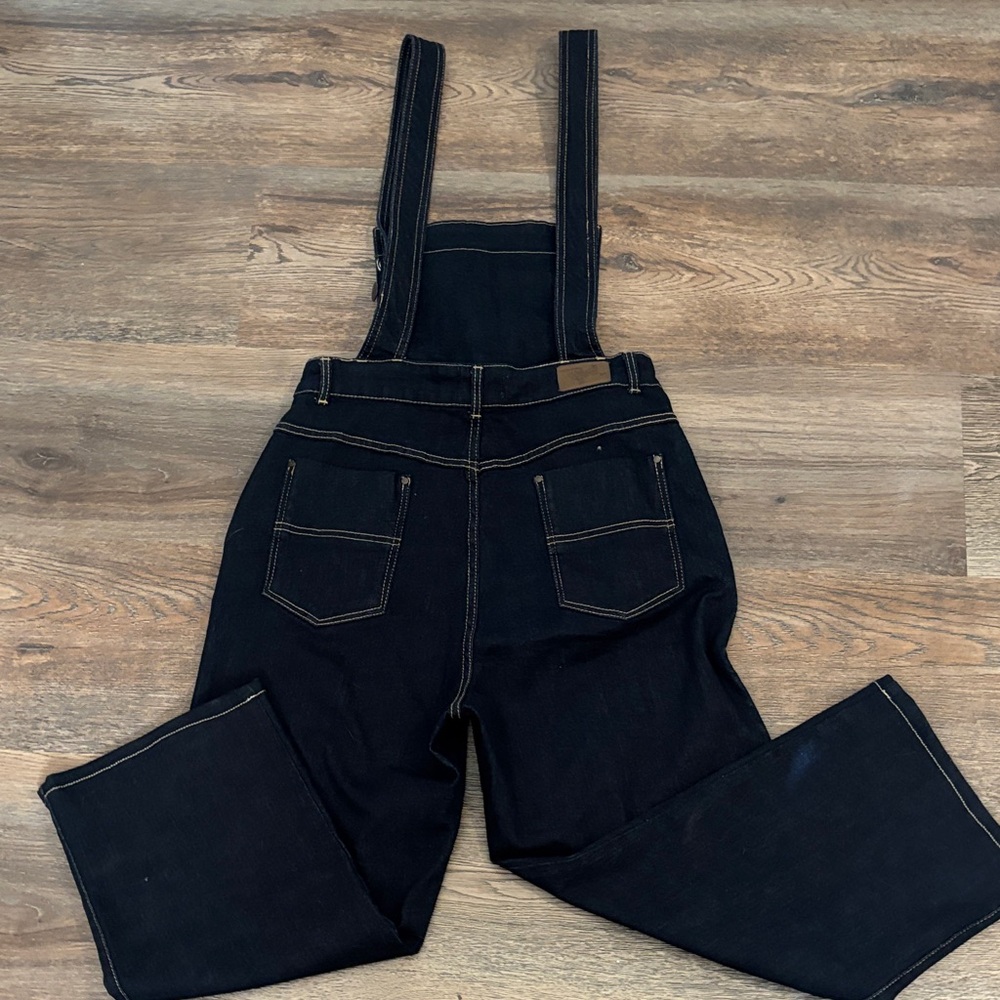 Hell Bunny dark Denim Women's Overalls - Picture 9 of 9